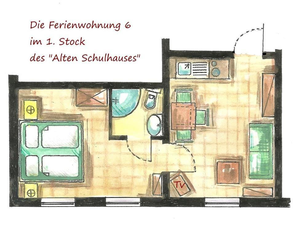 Altes Schulhaus Leilighet Bad Schwartau Rom bilde